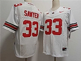 Men's Ohio State Buckeyes #33 Jack Sawyer White 2025 F.U.S.E. Limited Stitched Jersey,baseball caps,new era cap wholesale,wholesale hats